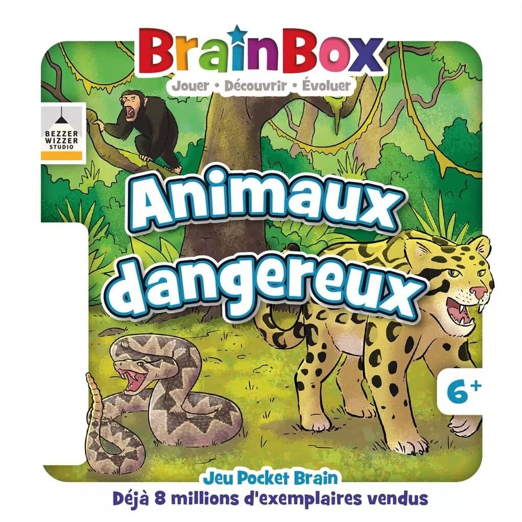 Couverture du jeu BrainBox Pocket : Animaux Dangereux