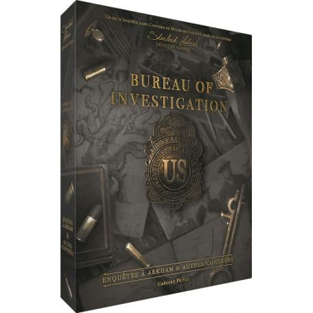 Couverture du jeu Bureau of Investigation : Enquêtes à Arkham & Autres Contrées