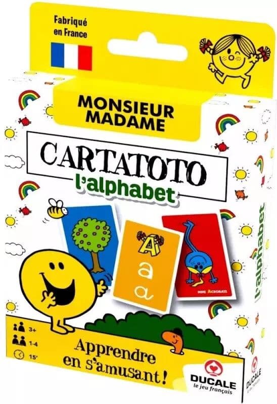Couverture du jeu Cartatoto Alphabet - Monsieur Madame