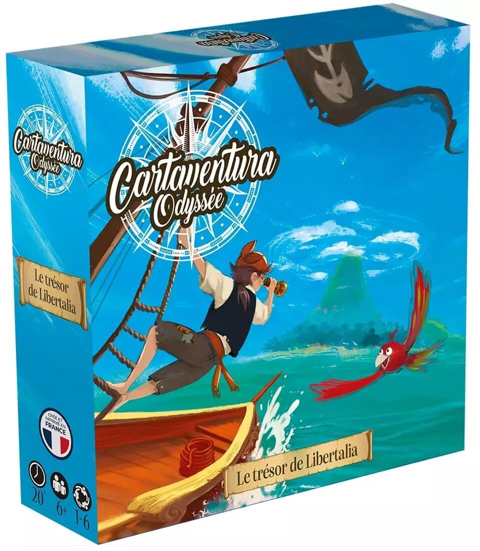 Couverture du jeu Cartaventura Odyssée : Le Trésor de Libertalia
