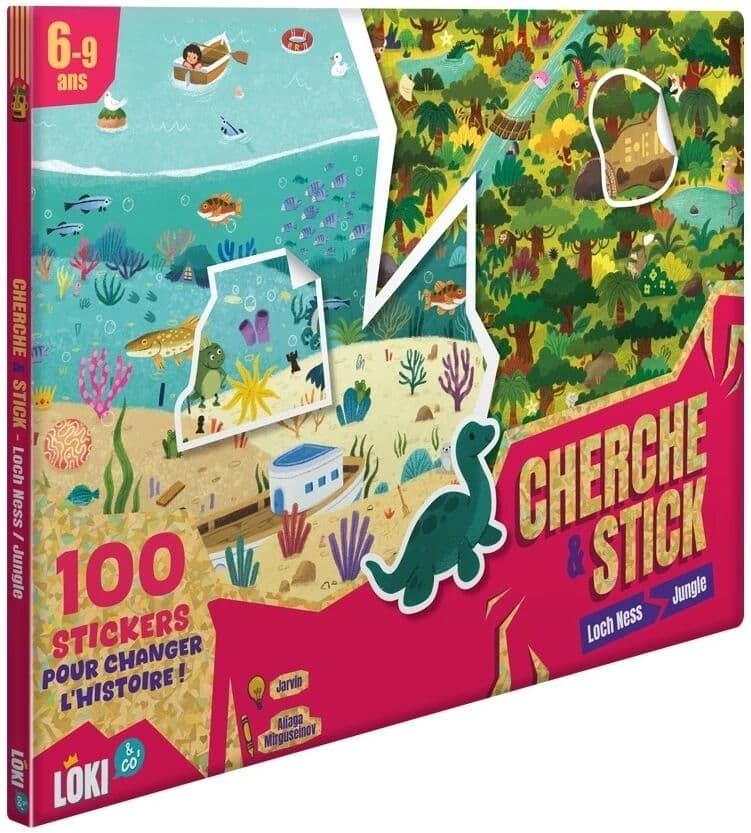 Couverture du jeu Cherche & Stick : Loch Ness & Jungle