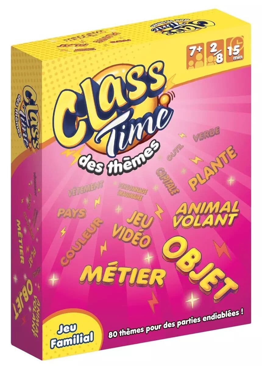 Couverture du jeu Class Time des Thèmes (110 cartes)