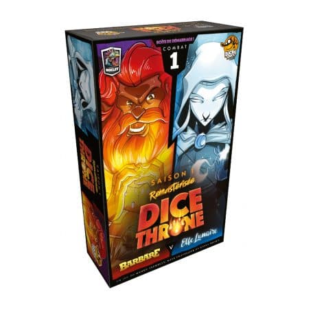Couverture du jeu Dice Throne S1 - Barbare VS Elfe Lunaire