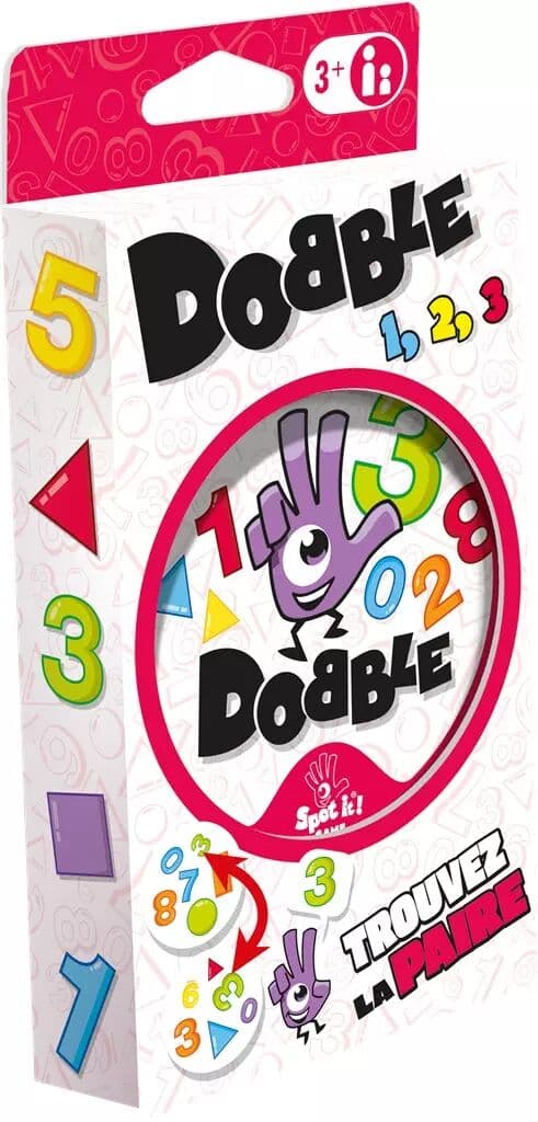 Couverture du jeu Dobble 1, 2, 3