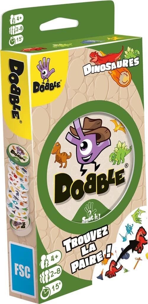Couverture du jeu Dobble : Dinosaures