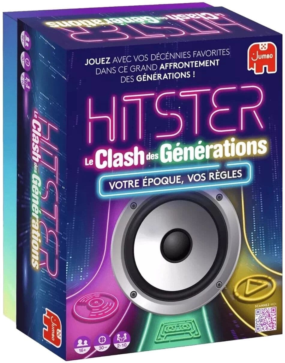 Couverture du jeu Hitster - Le Clash des Générations