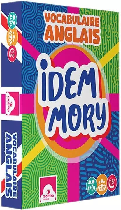 Couverture du jeu Idem Mory - Vocabulaire Anglais
