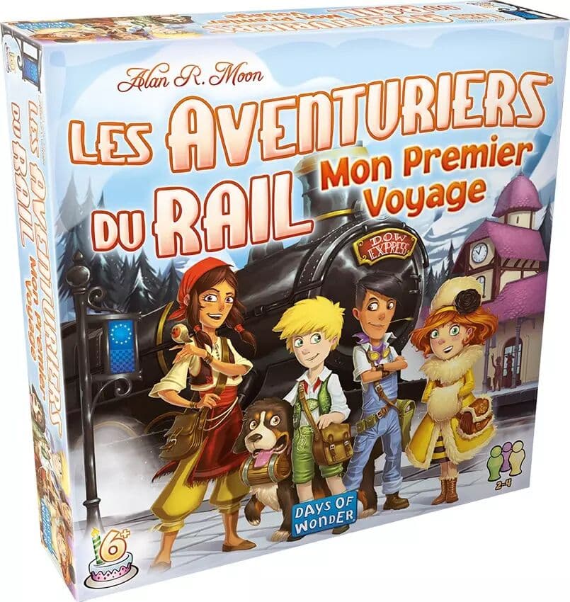 Couverture du jeu Les Aventuriers du Rail Europe : Mon Premier Voyage