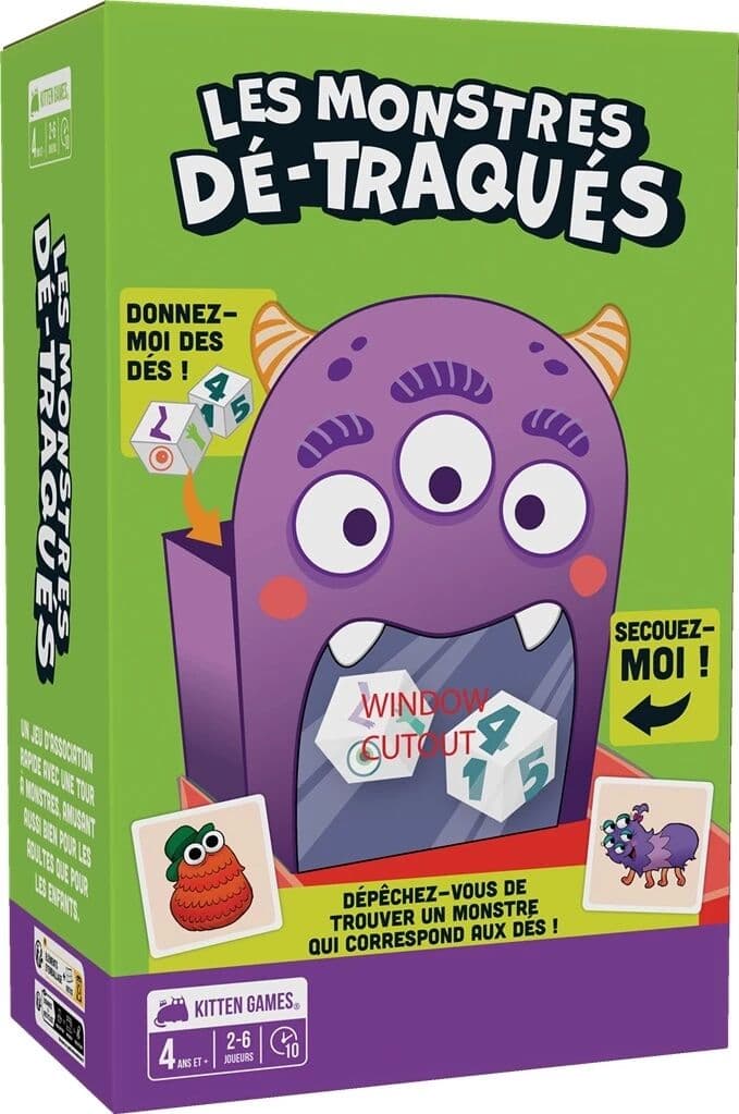 Couverture du jeu Les Monstres Dé-Traqués