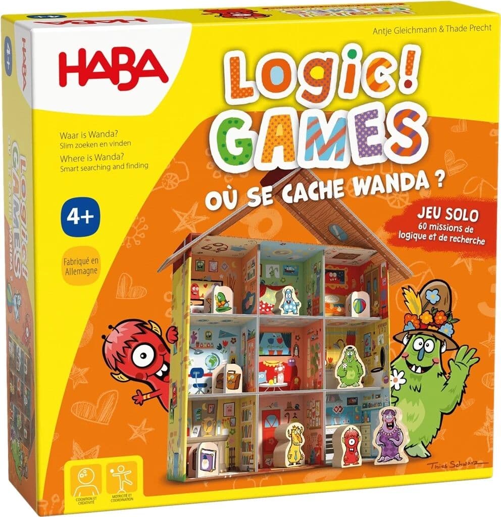 Couverture du jeu Logic! Games : Où se Cache Wanda ?