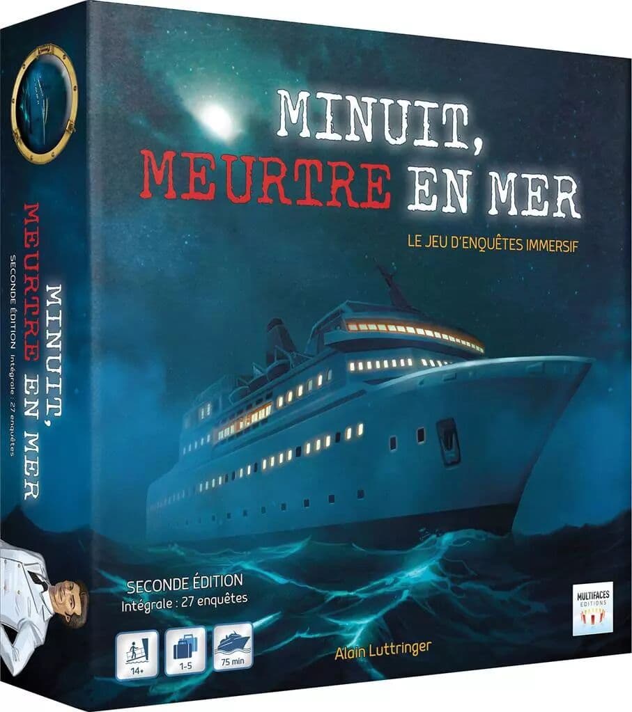 Couverture du jeu Minuit, Meurtre en Mer