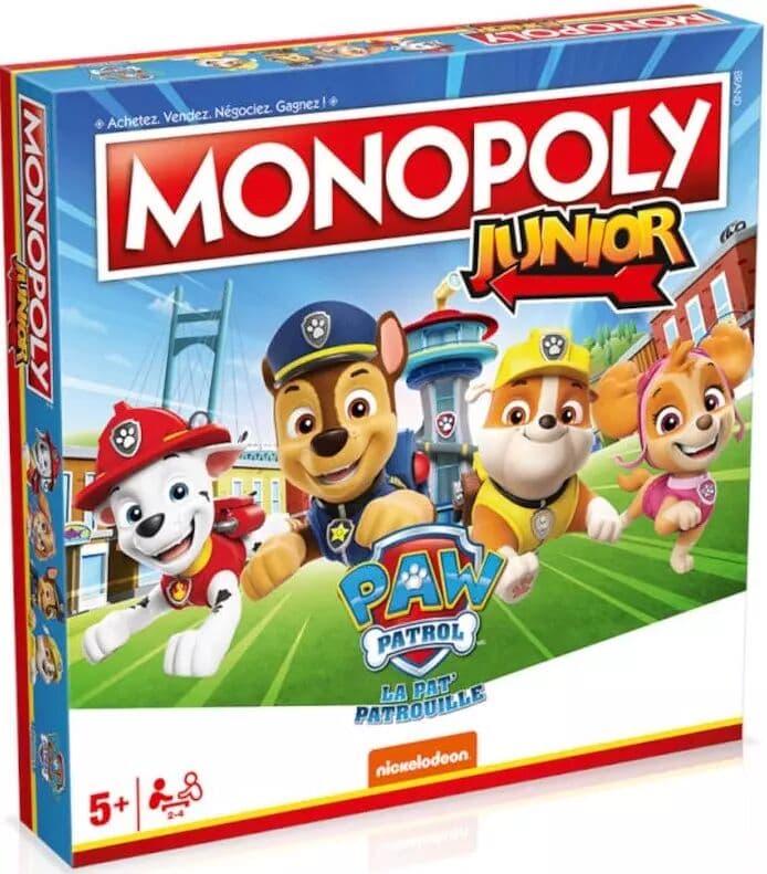 Couverture du jeu Monopoly Junior - Pat Patrouille