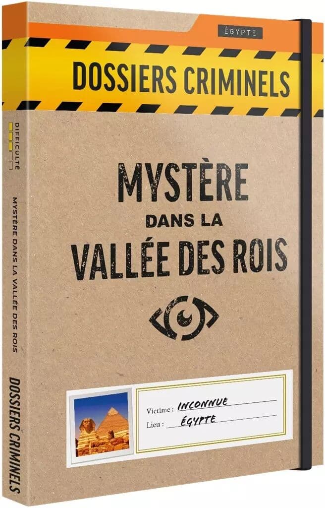 Couverture du jeu Mystère Dans la Vallée des Rois (Dossiers Criminels)