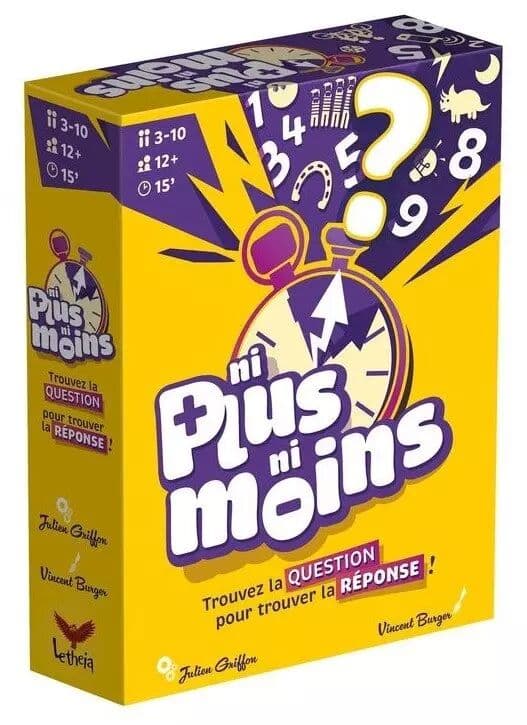 Couverture du jeu Ni Plus Ni Moins