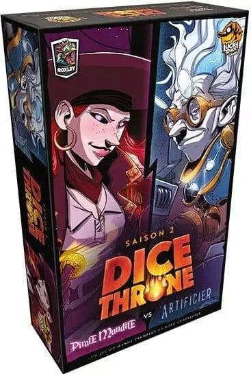 Couverture du jeu Pirate Maudite Vs Artificier - Dice Throne S2 C3