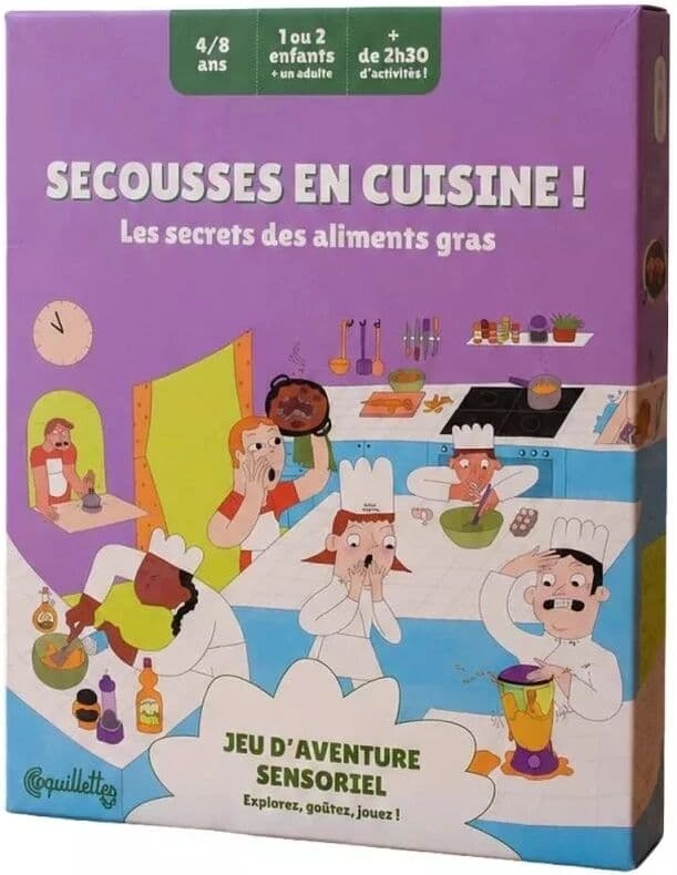 Couverture du jeu Secousses en Cuisine - Les Secrets des Aliments Gras