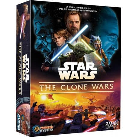 Couverture du jeu Star Wars : Clone Wars - A Pandemic System Board Game