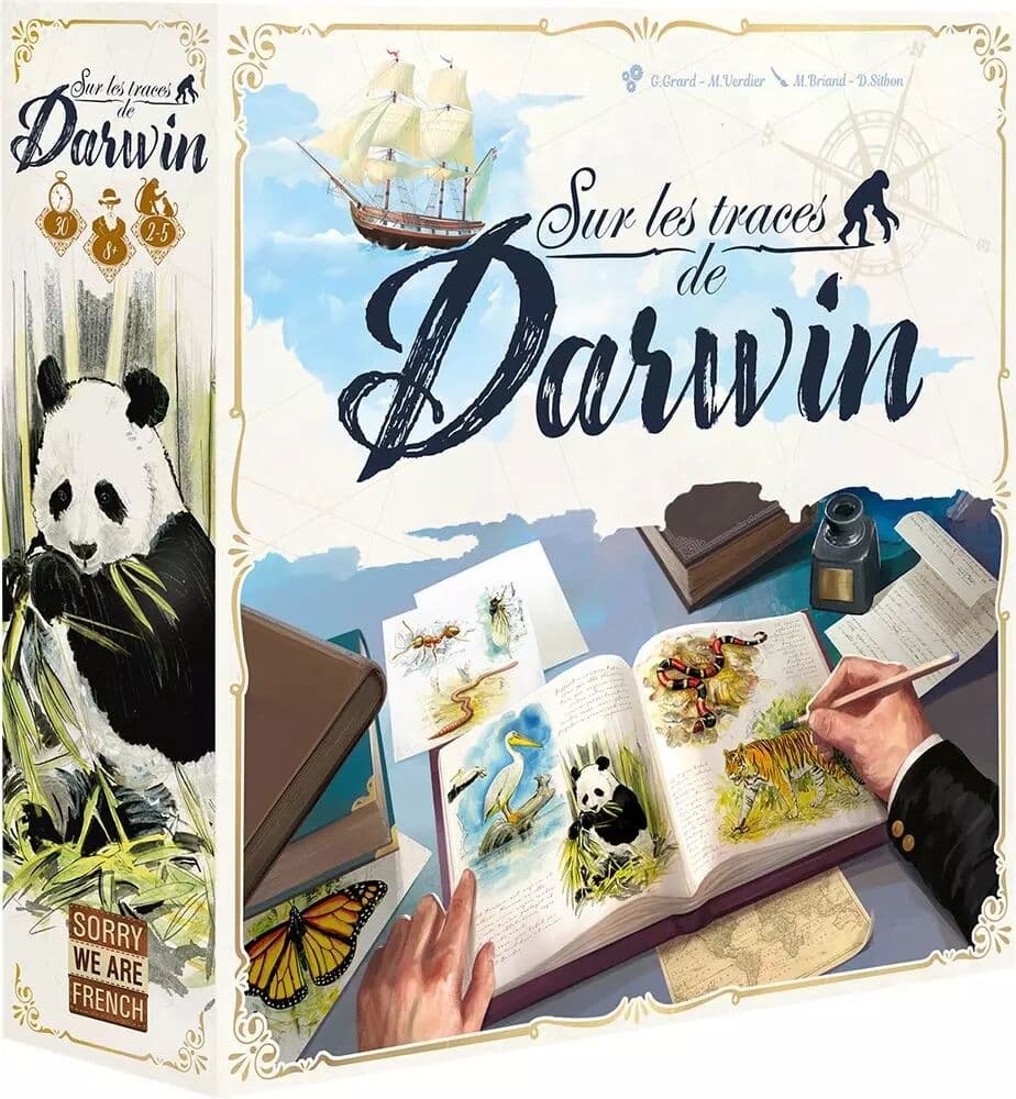 Couverture du jeu Sur les Traces de Darwin