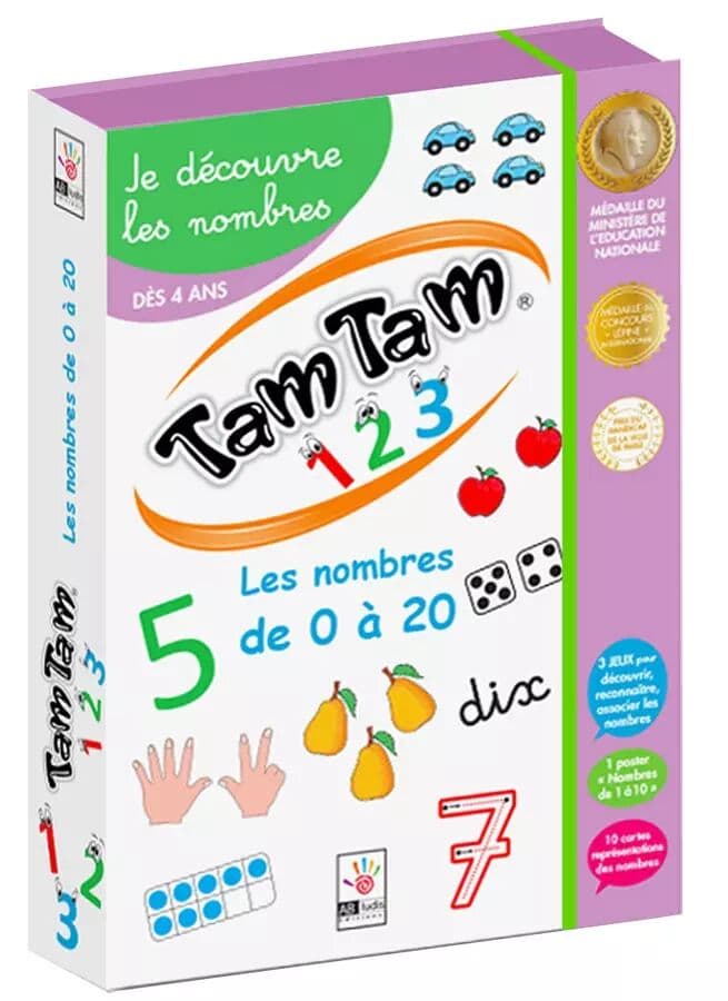 Couverture du jeu Tam Tam 1,2,3 - Coffret