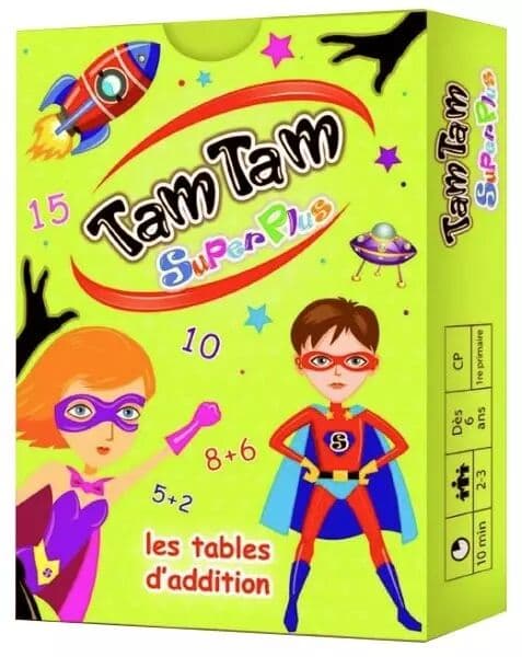 Couverture du jeu Tam Tam Superplus - Les Tables d'Addition