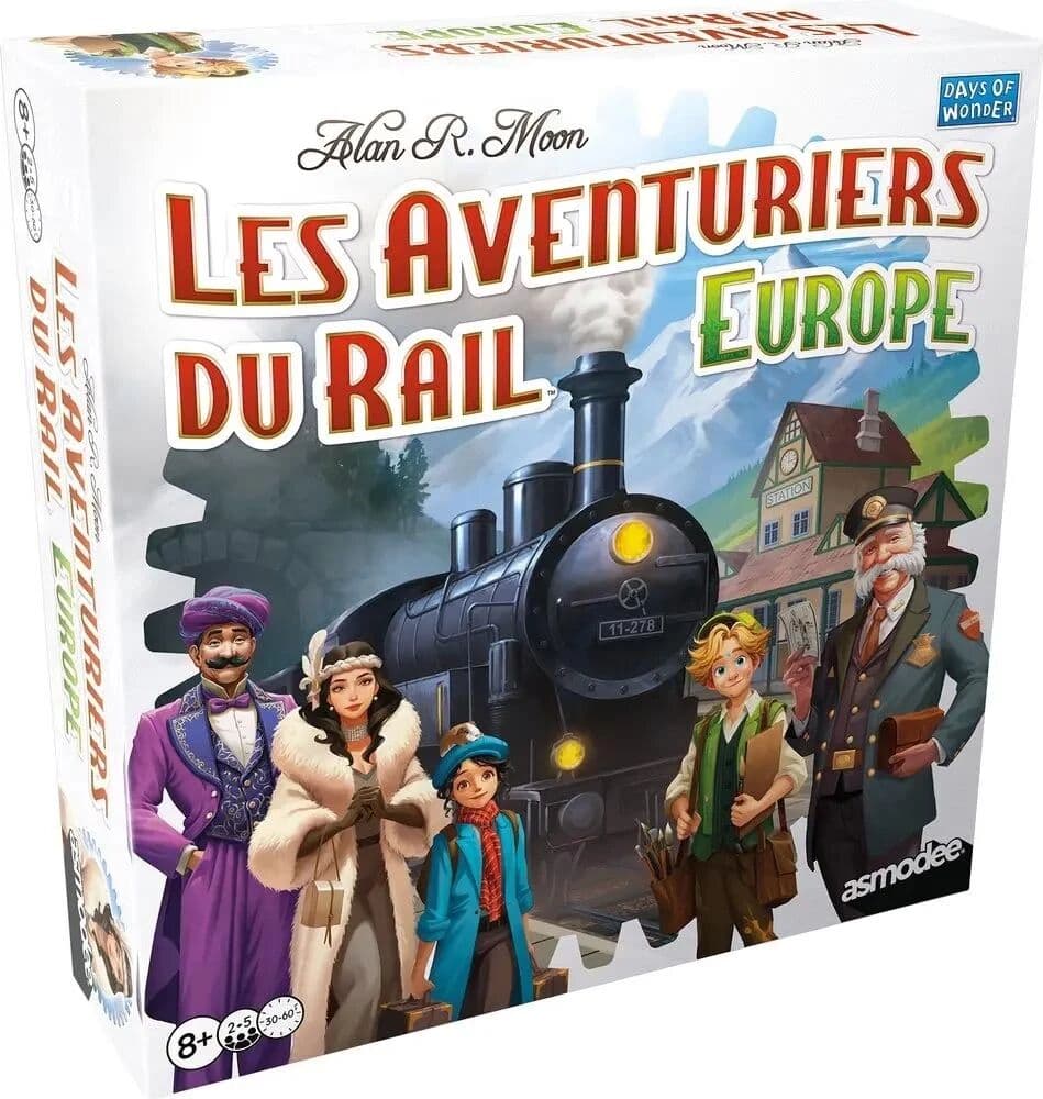 Couverture du jeu Les Aventuriers du Rail : Europe