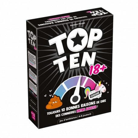 Couverture du jeu Top Ten 18+