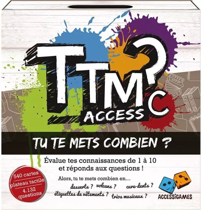 Couverture du jeu TTMC Access - Tu Te Mets Combien ?