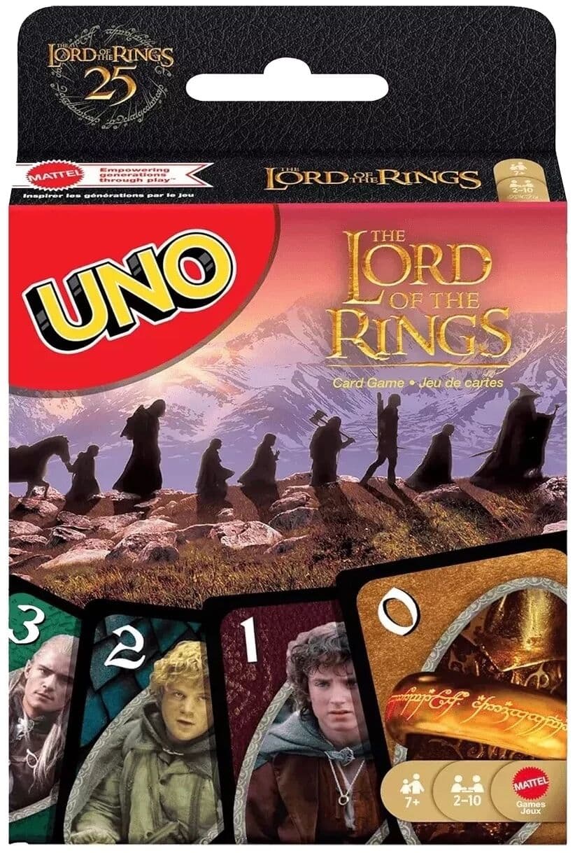 Couverture du jeu Uno - Le Seigneur des Anneaux