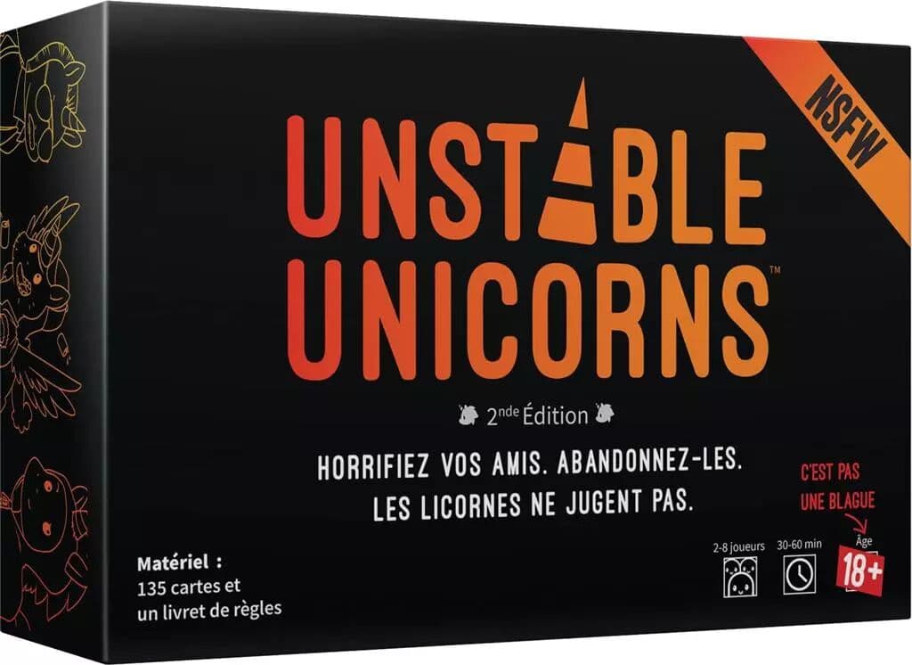 Couverture du jeu Unstable Unicorns : NSFW